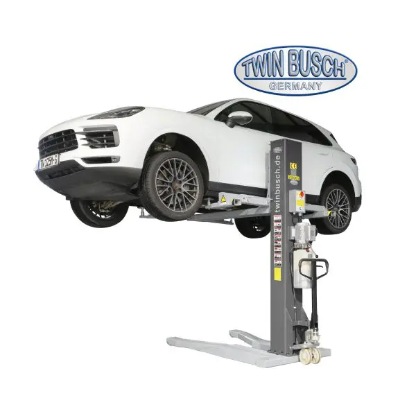 Enosteberno dvigalo | premično | sive barve | Twin Busch