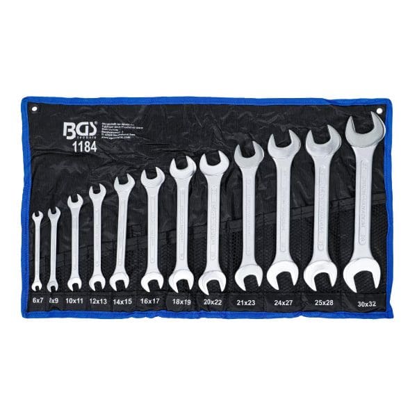 Set dvokrilnih ključev | 6x7 - 30x32 mm | 12 kosov | BGS Technic