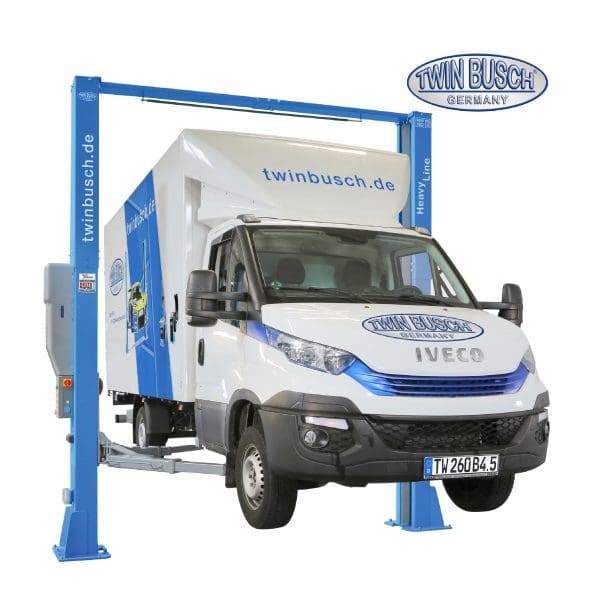 Dvosteberno dvigalo Heavy Line | 6t | modre barve | Twin Busch