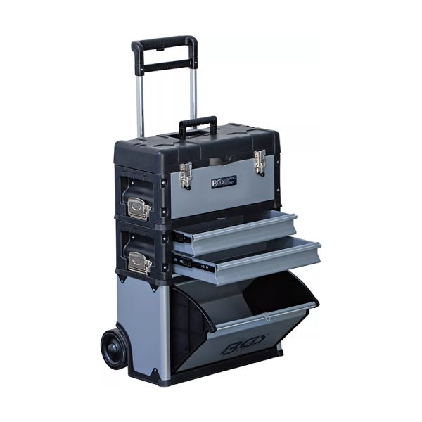 Delovni mobilni montažni voziček | 2 predala | prazen | BGS Technic